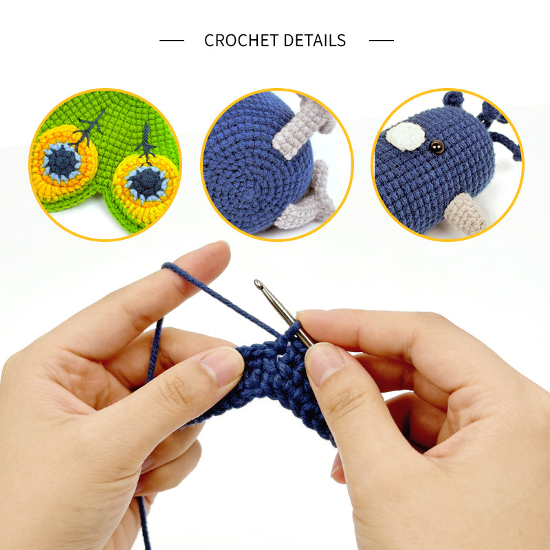 Crochet Peacock Plush Toy, Handmade Amigurumi Bird Doll Gift