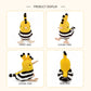 Crochet Hoopoe Bird Plush Toy, Handmade Amigurumi Animal Doll Gift