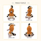 Crochet Hoopoe Bird Plush Toy, Handmade Amigurumi Animal Doll Gift