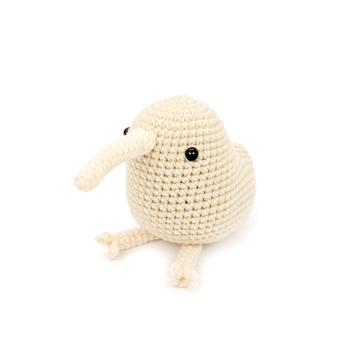 Crochet Kiwi Bird Plush Toy, Handmade Amigurumi Bird Doll Gift