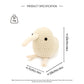 Crochet Kiwi Bird Plush Toy, Handmade Amigurumi Bird Doll Gift