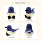 Crochet Blue Bird Plush Toy, Handmade Amigurumi Animal Doll Gift