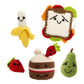 Handmade Crochet Play Food Set - Amigurumi Fruit and Sandwich Kitchen Toys