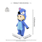 Handmade Amigurumi Doll in Blue Alien Costume - Cute Crochet Plush Toy