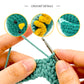 Green Crochet Bird Plush Toy, Handmade Amigurumi Animal Doll Gift