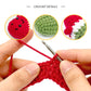 Crochet Watermelon Plush Toy, Handmade Amigurumi Fruit Doll Gift