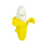 Crochet Banana Plush Toy, Handmade Amigurumi Fruit Doll Gift