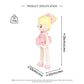 Crochet Ballerina Doll, Handmade Amigurumi Plush Toy for Kids Gift