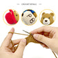 Crochet Travel Teddy Bear Doll, Handmade Amigurumi Plush Toy for Kids Gift
