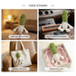 Funny Crochet Leek Plush Toy - Kawaii Amigurumi Green Onion Doll
