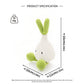 Funny Crochet Garlic Bulb Plush - Kawaii Amigurumi Vegetable Doll