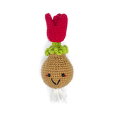 Crochet Flower Bulb Plush Toy, Handmade Amigurumi Plant Doll Gift