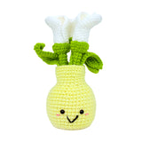 Crochet Calla Lily Flower Plush, Handmade Amigurumi Potted Plant Decor Gift
