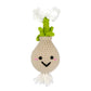 Crochet Radish Plush Toy, Handmade Amigurumi Root Vegetable Doll Gift