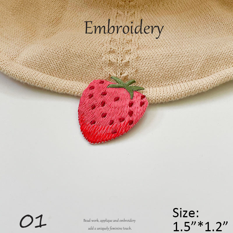 Fruit Series Embroidered Iron-on Patches