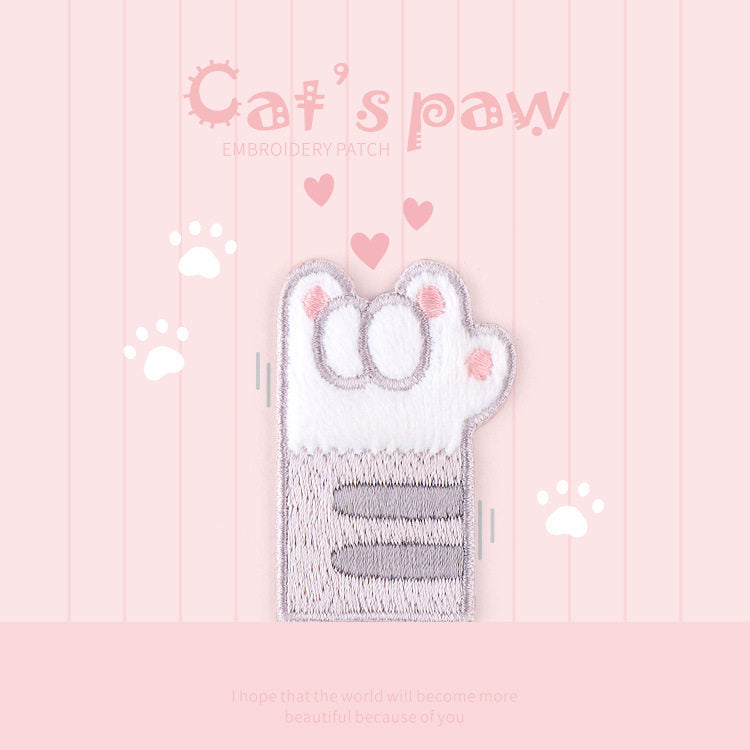 Soft & Cute Cat Embroidery Patch