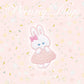 Soft and Cute Rabbit Embroidery Patch