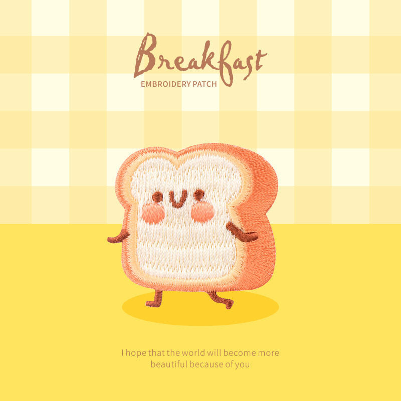 Sunshine Bread Embroidery Patch