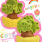 DIY Crochet Kit,Potted "Money Tree" — Handmade Yarn Craft & New Year's Gift