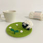 DIY craft kit for making gifts sheep, bear, duck, water coaster, hand-knitted yarn, crochet hooks