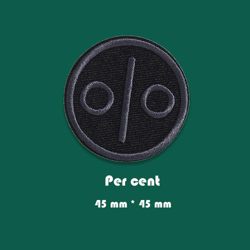 Black Shape Embroidery