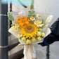Handmade crochet diy jasmine rose yarn bouquet hand-made flower material package homemade gift