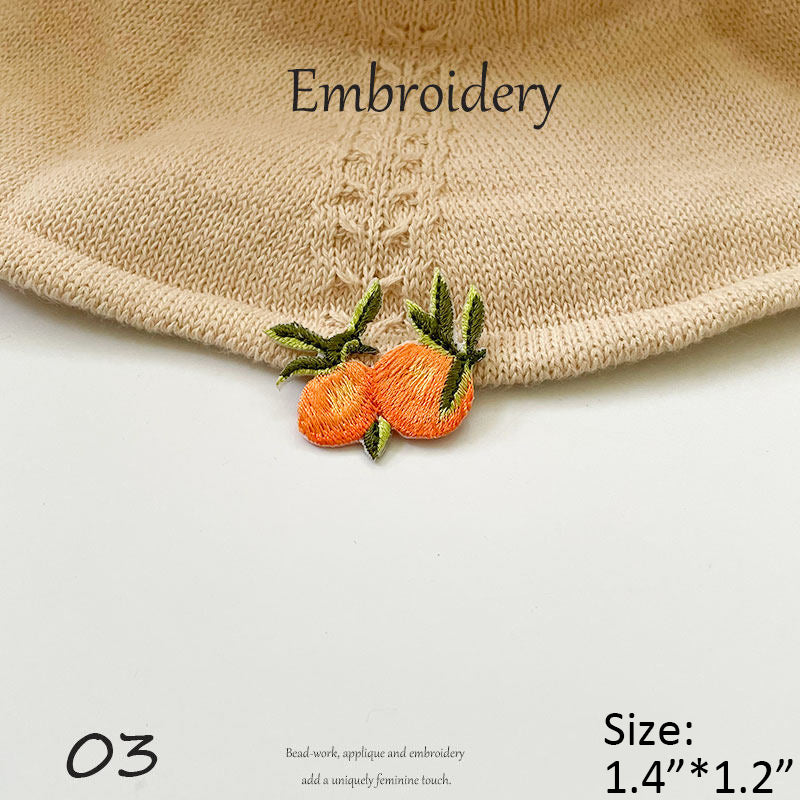 Fruit Series Embroidered Iron-on Patches
