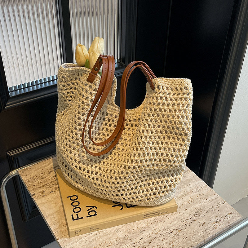 DIY Yarn Hand-Knitted Bag Kit — Crochet & Knitting Gift Handbag