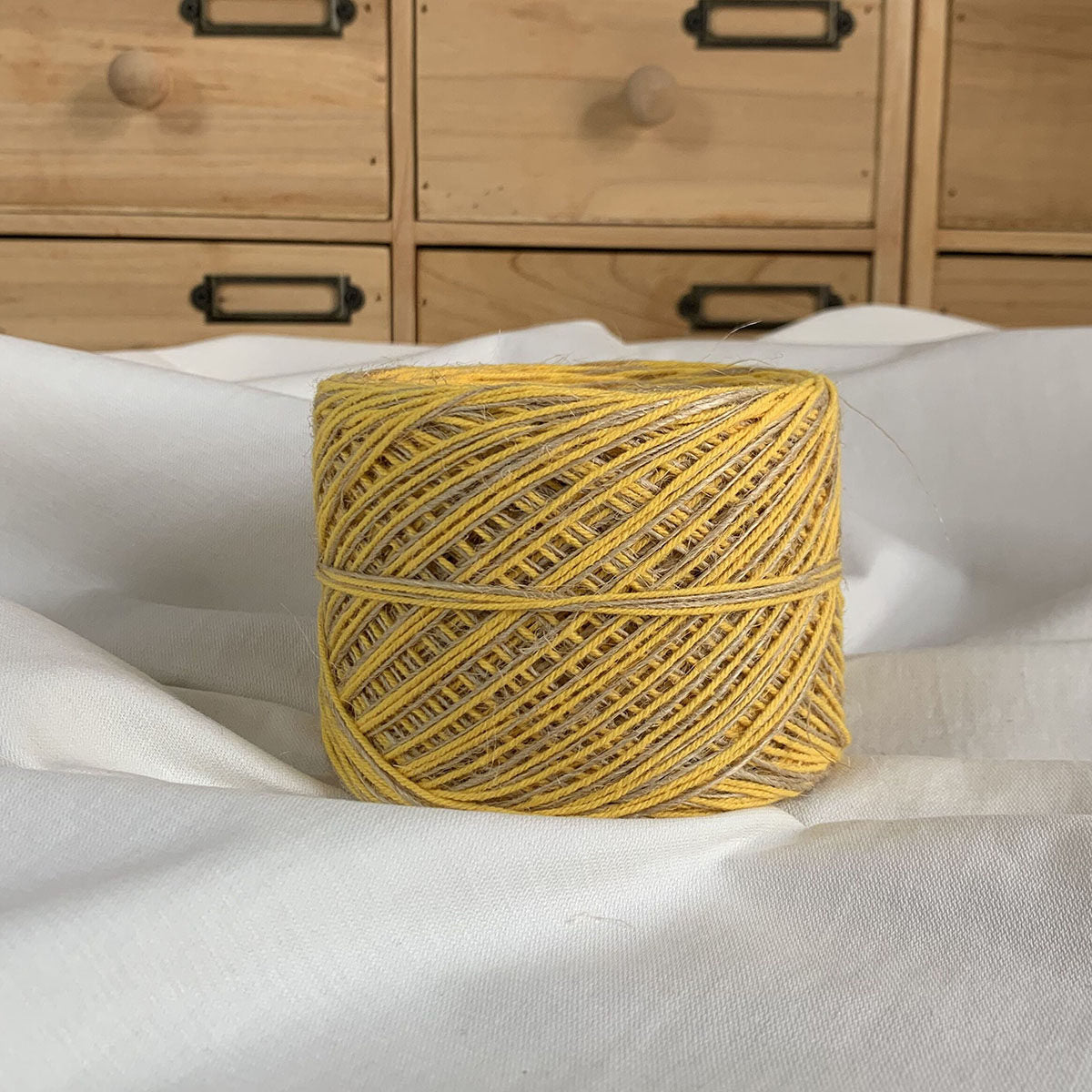 Blended Cotton-Linen Yarn for Crochet Bags