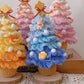 Christmas handmade diy knitting material package wool crochet Christmas tree gift for family, friends and children