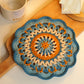 DIY Mandala Insulated Coaster Crochet Kit for Beginners - Finished Placemat