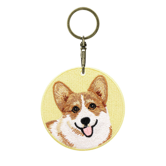 Exquisite Animal Embroidery Hanging Charm