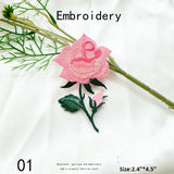 Floral Embroidery Patch