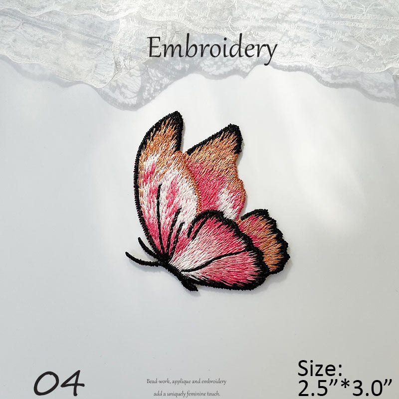 Colorful Embroidered Butterfly