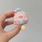Cute doll keychain yarn handmade knitting DIY material kit crochet handmade gift