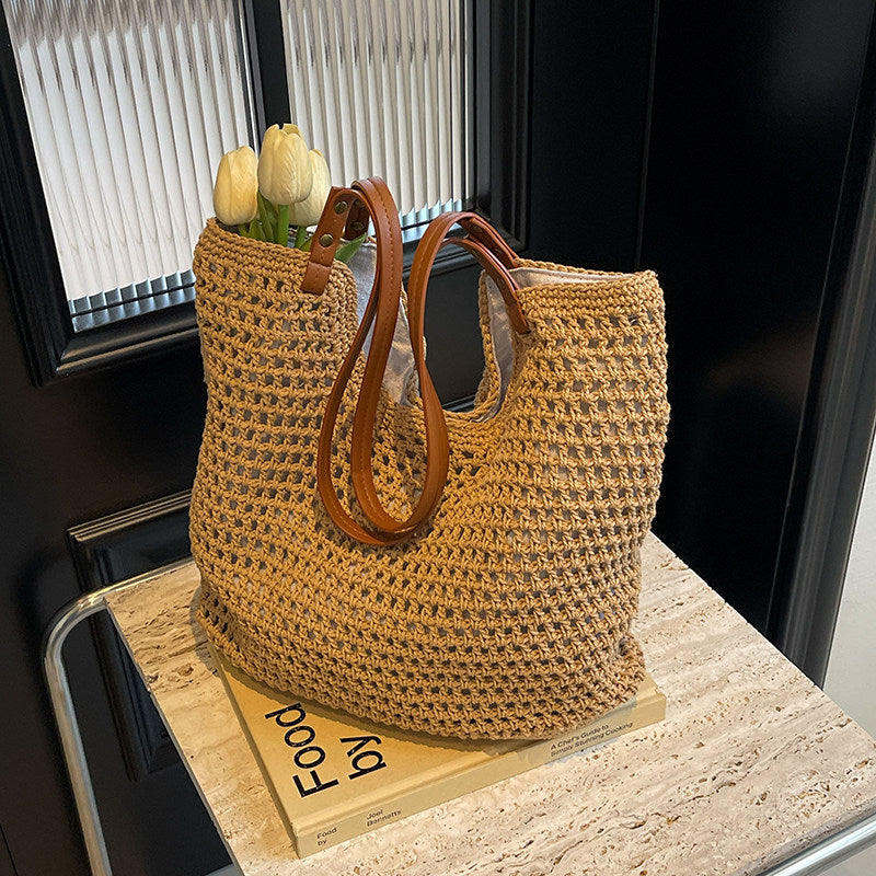 DIY Yarn Hand-Knitted Bag Kit — Crochet & Knitting Gift Handbag