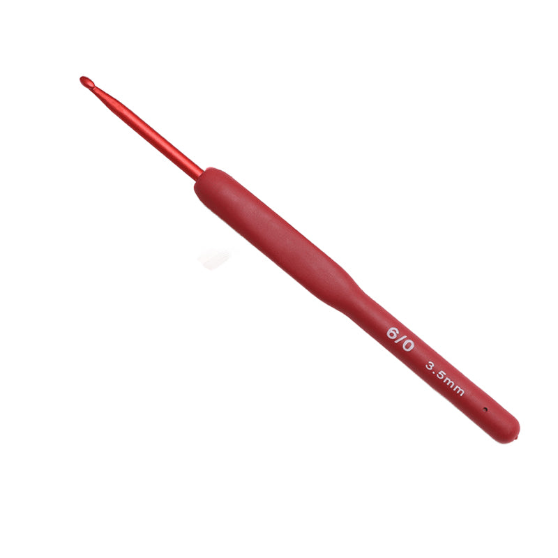 Red Soft-Handle Crochet Hook