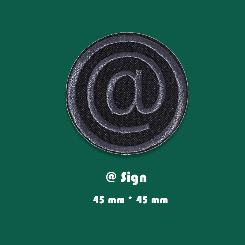 Black Shape Embroidery
