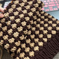 Star-Patterned Scarf DIY Crochet Kit — Hand-Knitting Materials with Chunky Yarn