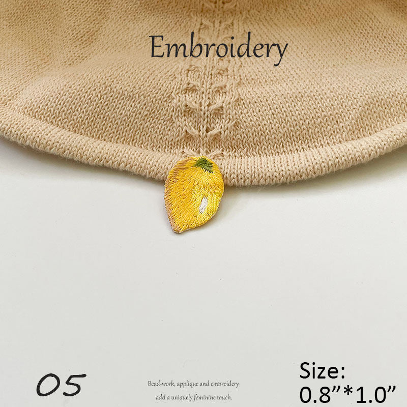 Fruit Series Embroidered Iron-on Patches