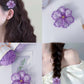 DIY Craft Kit for Hand-knitted Hair Accessories: Wisteria and Crape Myrtle Hair Ties