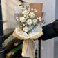 Handmade crochet diy jasmine rose yarn bouquet hand-made flower material package homemade gift