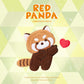Adorable Red Panda Embroidery Patch