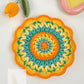 DIY Mandala Insulated Coaster Crochet Kit for Beginners - Finished Placemat