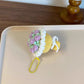 various colorful crocheted ice cream cones