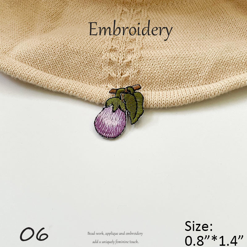 Fruit Series Embroidered Iron-on Patches