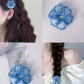 DIY Craft Kit for Hand-knitted Hair Accessories: Wisteria and Crape Myrtle Hair Ties