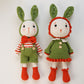 DIY Crochet Doll Kit Handmade Gift Yarn Doll Couple Rabbit for friend family