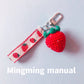 Finished Hand-Knitted Accessories: Keychains, Bag Charms, and Mobile Phone Pendants