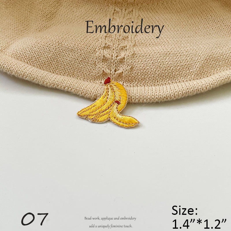 Fruit Series Embroidered Iron-on Patches